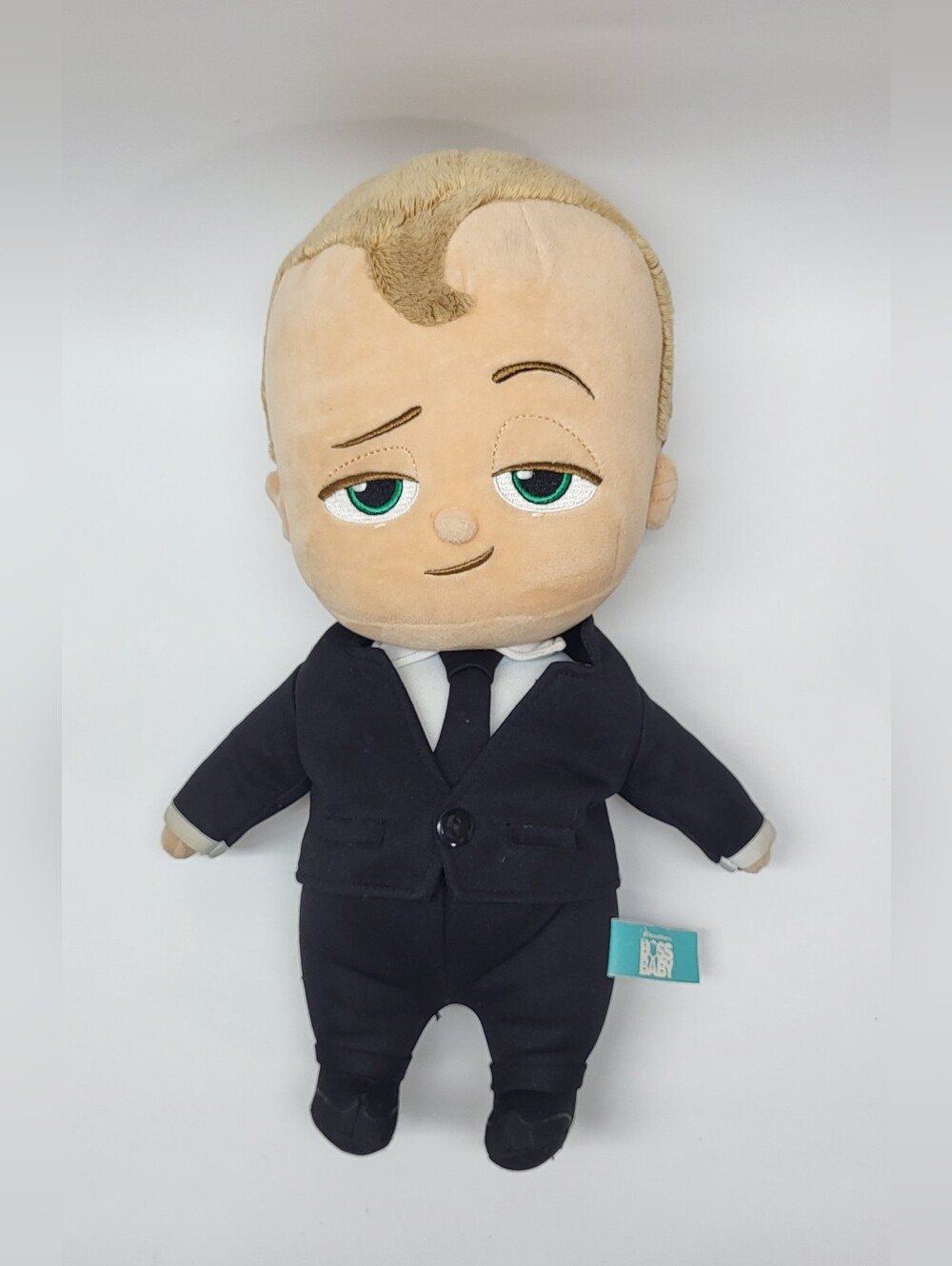 DreamWorks Boss Baby Doll Plush Toy 12" Talking 2017 Retired Suit Tie Coat great